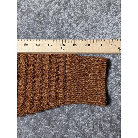 Universal Thread Sweater Women Size L Caramel Brown Thick Knit Short Length R73 - Picture 11 of 11